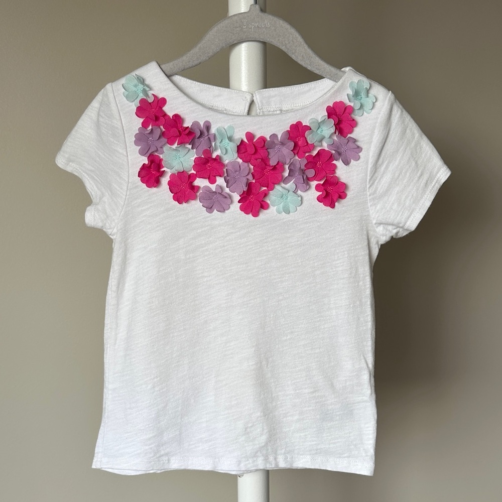 Oshkosh B’Gosh Short Sleeve Floral T-Shirt Size 5